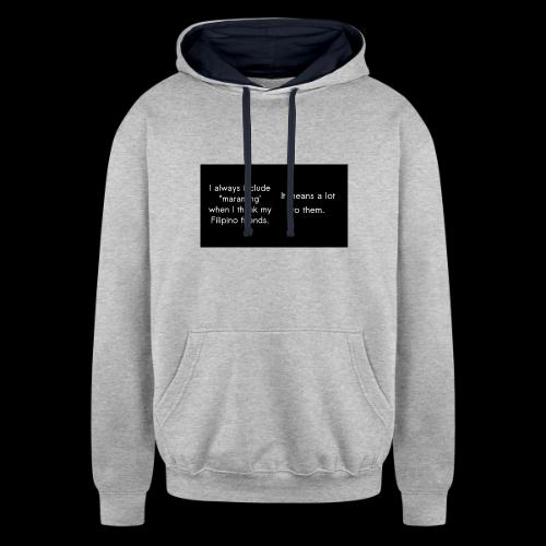 Maraming - Unisex Contrast Hoodie