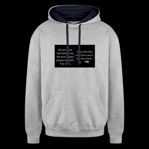 The Most Hopeful on Earth - Unisex Contrast Hoodie