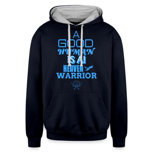A Good Human - Unisex Contrast Hoodie