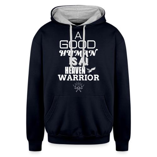 A Good Human - Unisex Contrast Hoodie