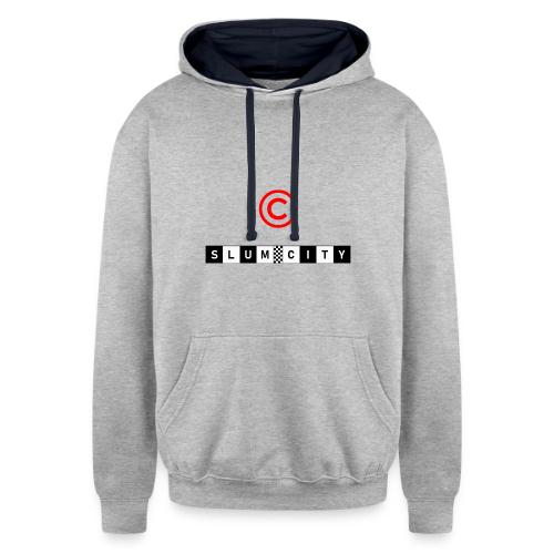 Copyright Slum City - Unisex Contrast Hoodie