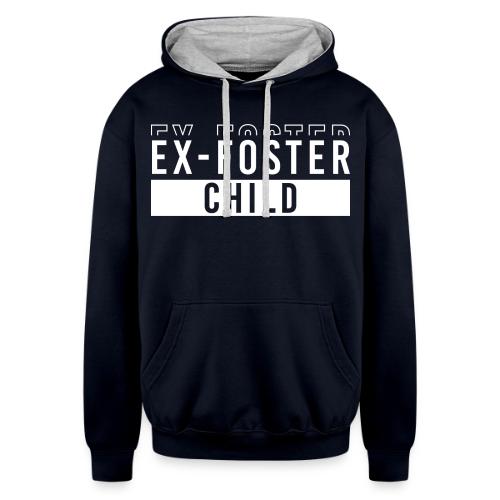 Ex foster child - Unisex Contrast Hoodie