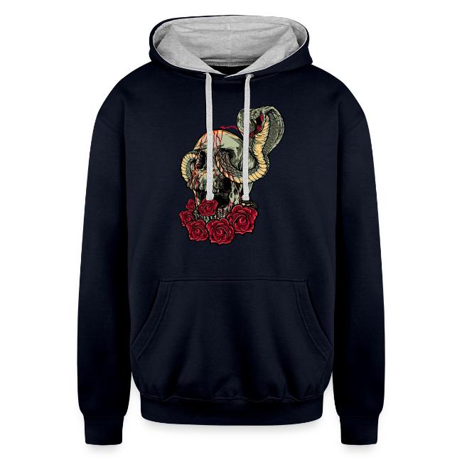 skull and roses tattoo