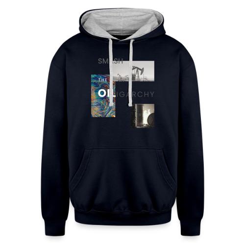 oiligarchy 01 - Unisex Contrast Hoodie