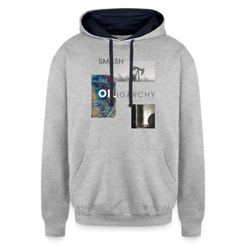 oiligarchy 01 - Unisex Contrast Hoodie