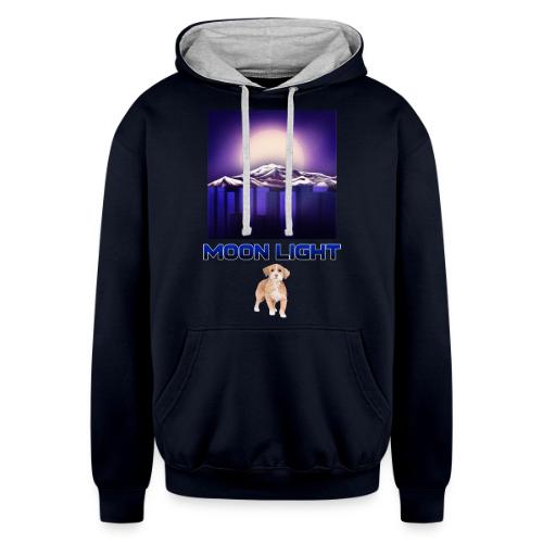 Moon Light - Unisex Contrast Hoodie
