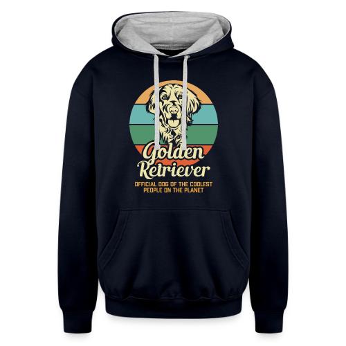 Golden retriever - Unisex Contrast Hoodie