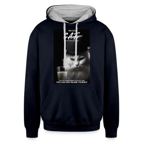 The Cool Cat - Unisex Contrast Hoodie