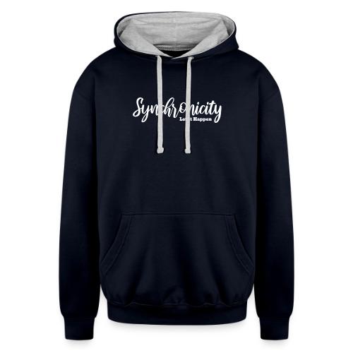 SYNCHRONICITY 0001 - Unisex Contrast Hoodie