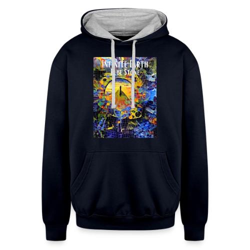 Infinite Earth: Blue Stone - Unisex Contrast Hoodie