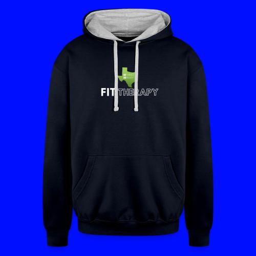 fit therapy - Unisex Contrast Hoodie