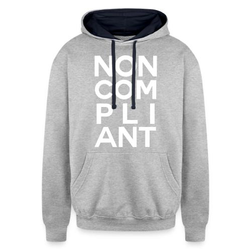 NOT GONNA DO IT (COLOR) - Unisex Contrast Hoodie