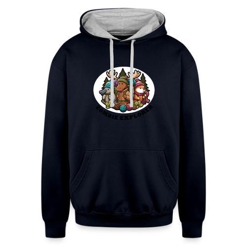 2024 Zombie Explorer - Unisex Contrast Hoodie