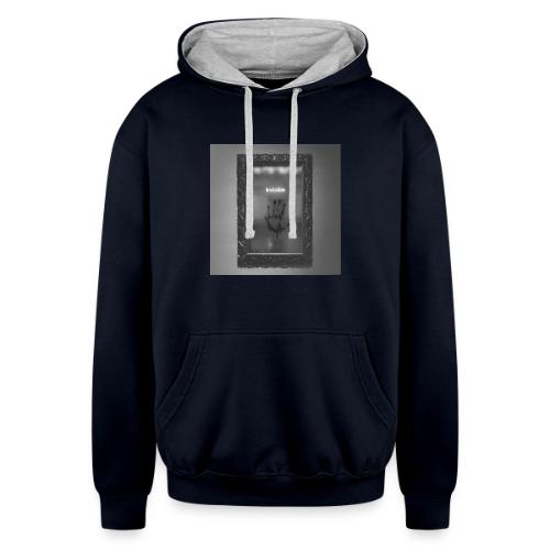 Invisible Album Art - Unisex Contrast Hoodie
