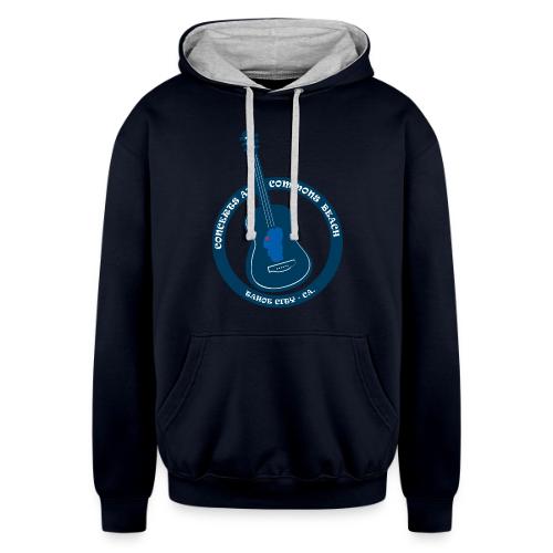 Concerts At Commons Beach Custom Benefit Design - Unisex Contrast Hoodie