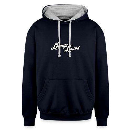 TSEL Lounge Lizard Logo - Unisex Contrast Hoodie