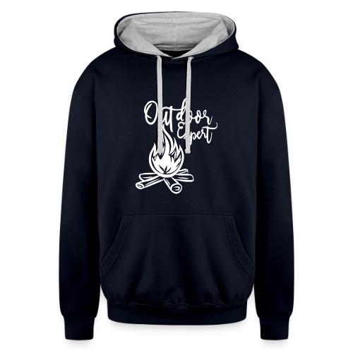 outdoor expert - Unisex Contrast Hoodie