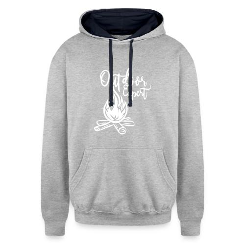 outdoor expert - Unisex Contrast Hoodie