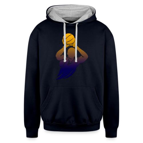Basketball player - Unisex Contrast Hoodie