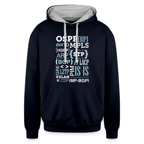 Networking Jargon - Unisex Contrast Hoodie