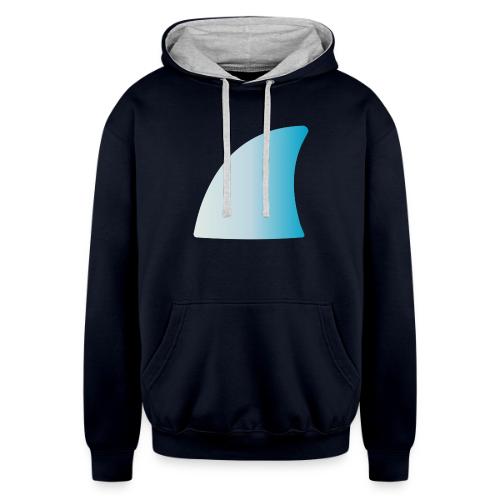 Wireshark Fin - Unisex Contrast Hoodie