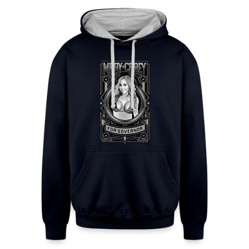 Mary Carey For Governor Shirt - Unisex Contrast Hoodie