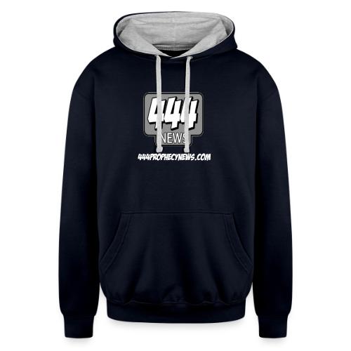444 Prophecy News - Unisex Contrast Hoodie