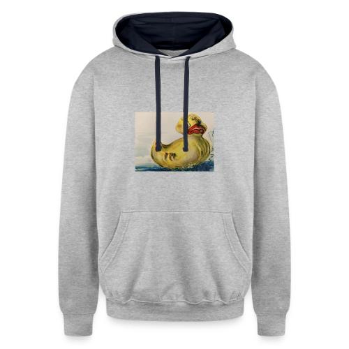 duck tears - Unisex Contrast Hoodie