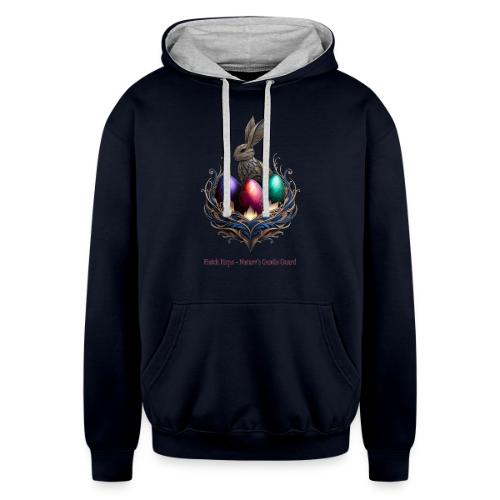 Easter Hatch Hope Nest Guardian T Shirt, Gift - Unisex Contrast Hoodie