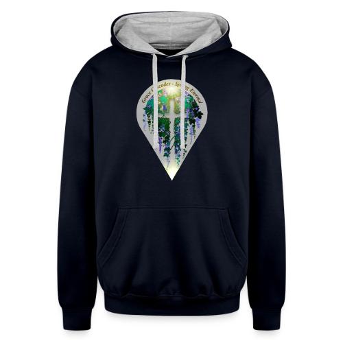 Easter Grace Cascades Vine T Shirt, Renewal Gift - Unisex Contrast Hoodie