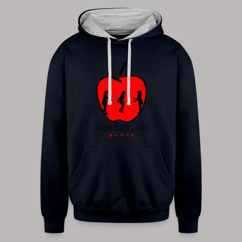 Double Dutch Lovers NYC - Unisex Contrast Hoodie