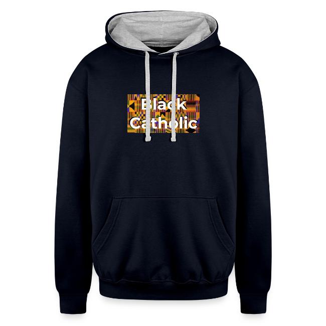Kente Black Catholic Tee