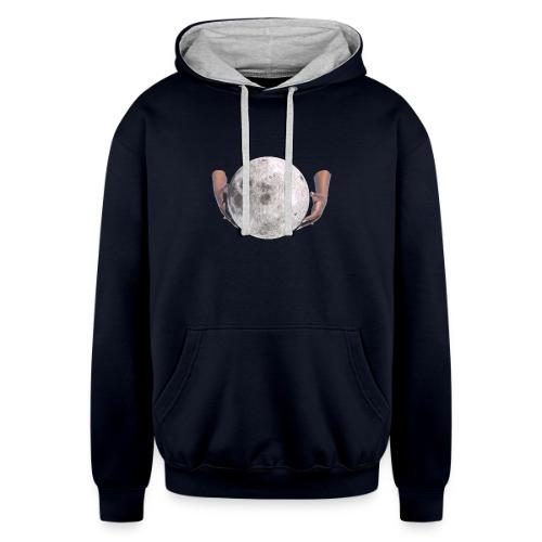 moon hands - Unisex Contrast Hoodie