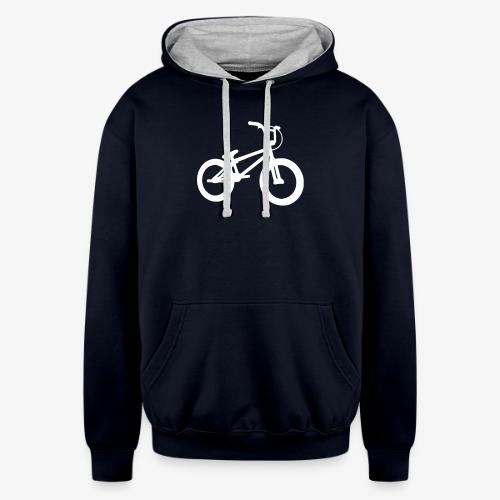 bmx bicycle - Unisex Contrast Hoodie