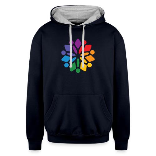 Kaleidocope ME Icon Color - Unisex Contrast Hoodie