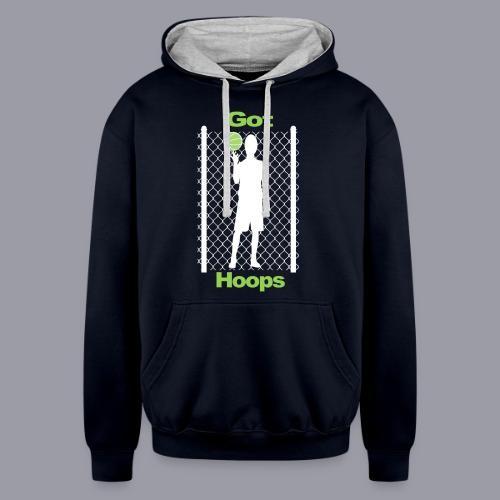 GOT HOOPS - Unisex Contrast Hoodie