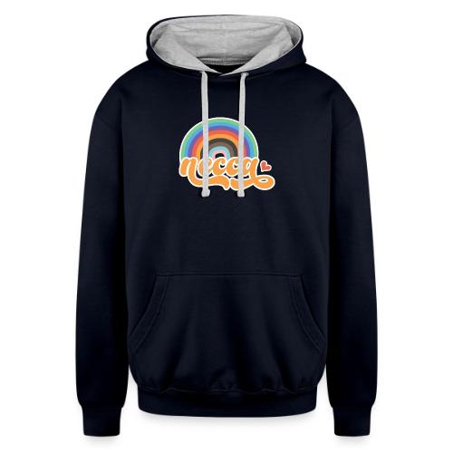 NECCA Rainbow - Unisex Contrast Hoodie