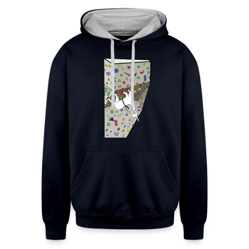 Llamour climbs - Unisex Contrast Hoodie