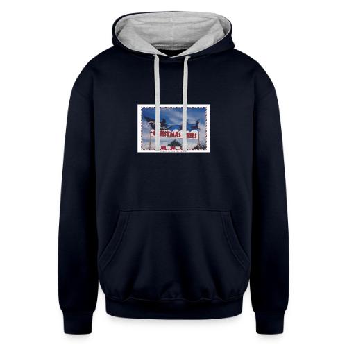 Priut Christmas Tree Shop - Unisex Contrast Hoodie
