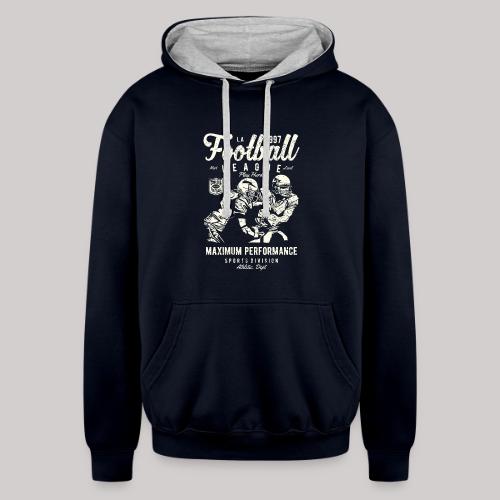 Football League - Unisex Contrast Hoodie