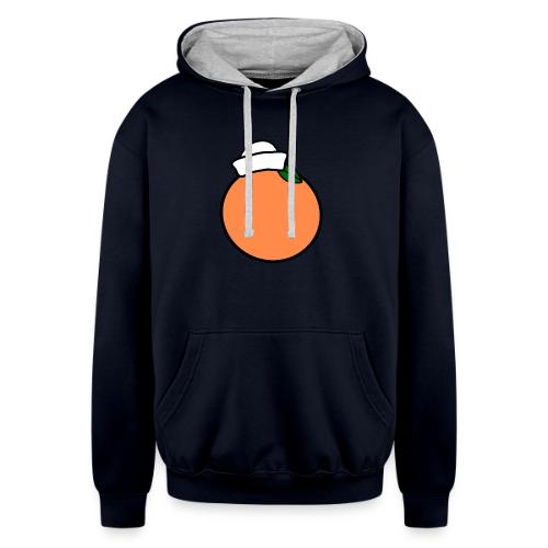 Naval Orange - Unisex Contrast Hoodie
