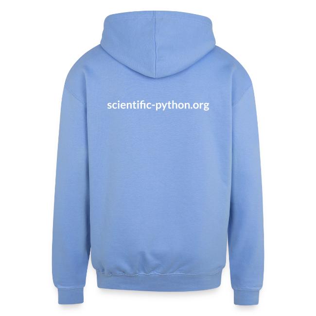 scientific python white logo