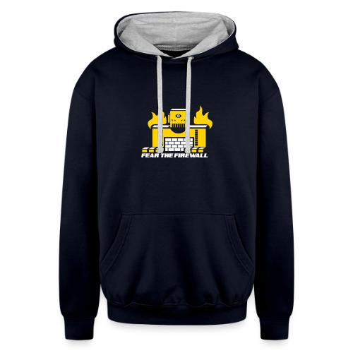 Fear the Firewall - Unisex Contrast Hoodie