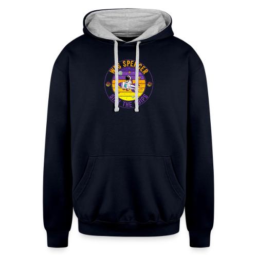 Sink the Ships | Wes Spencer Crypto - Unisex Contrast Hoodie