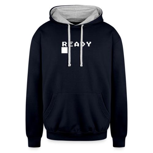 READY █ (Basic Prompt) - Unisex Contrast Hoodie