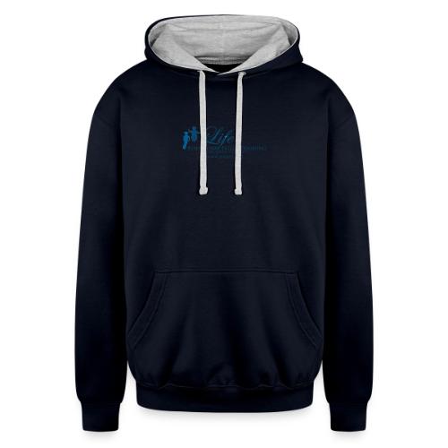 LifeBST Logo Original - Unisex Contrast Hoodie