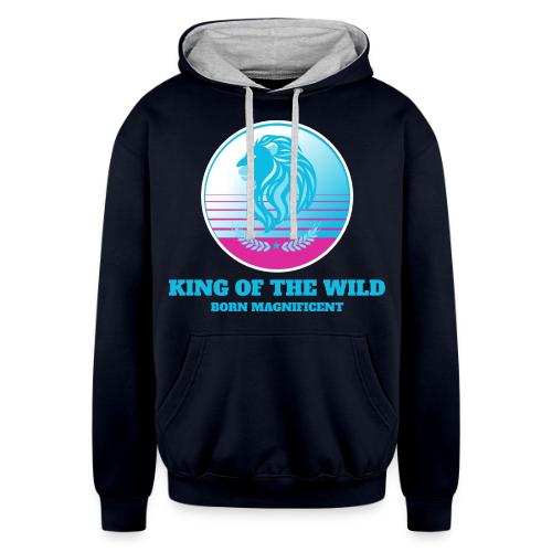 King Of The Wild - Unisex Contrast Hoodie