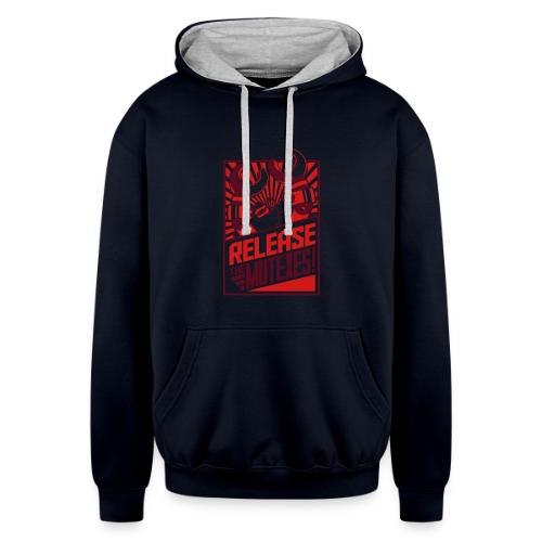 Release the Mutexes! - Unisex Contrast Hoodie