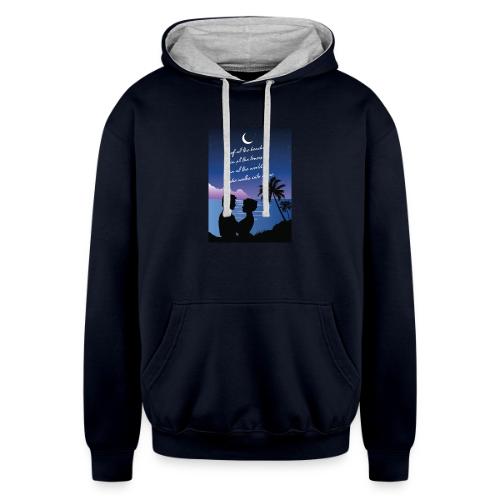 Kelly & Dylan Shirt - Unisex Contrast Hoodie
