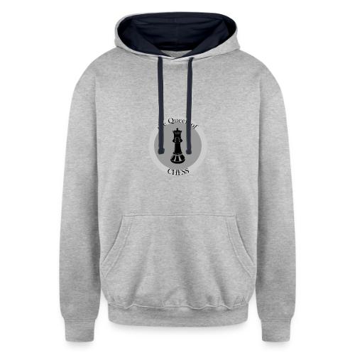 Queen Of Chess - Unisex Contrast Hoodie